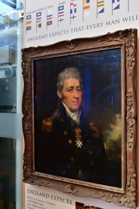 Portrait of Sir Home Popham in the museum