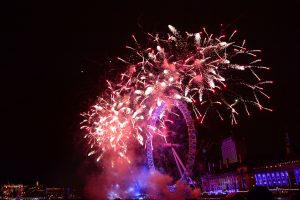 Fireworks in London