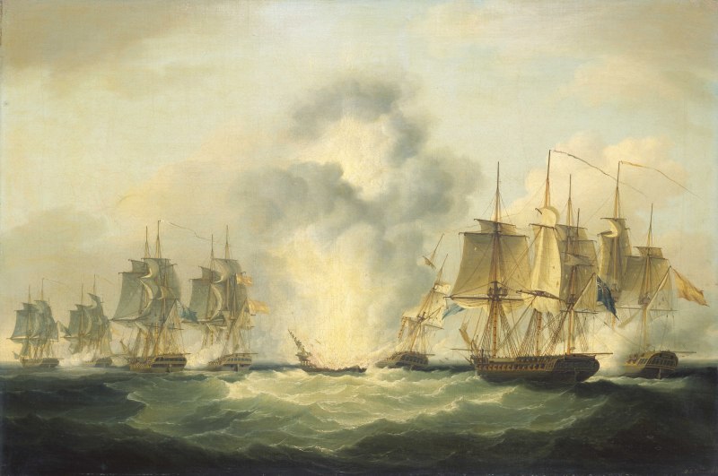 Naval Action off Cape Santa Maria, Portugal, 1804