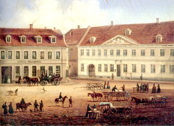 Køge Town Hall, c. 1850